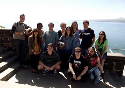 Here's the whole bunch at Lake Sevan